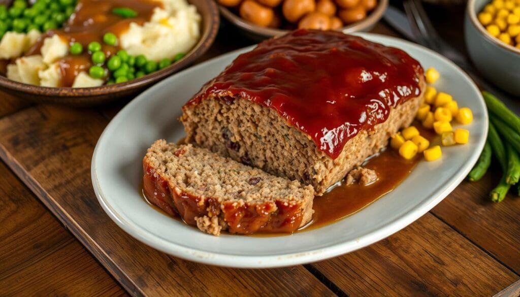 Meatloaf with Traditional Side Dishes Meatloaf with Traditional Side Dishes