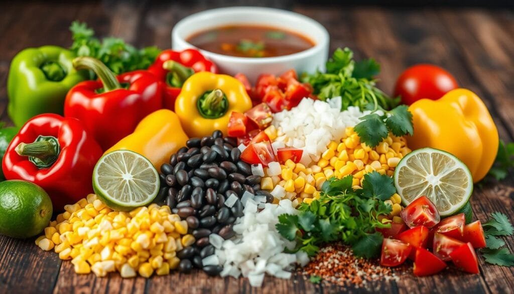 Vegetarian Taco Soup Ingredients Vegetarian Taco Soup Ingredients